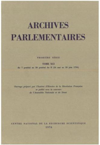 Archives parlementaires - Volume 91